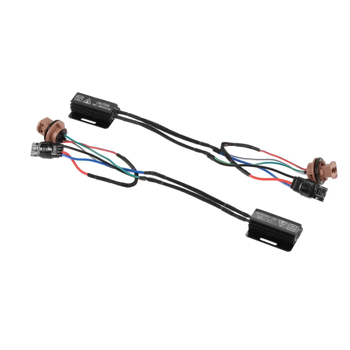 🆕7443 C9-Model Decoder Anti-Flicker Canbus Resistors Decoder Avoid Fast Hyper Flash Turn Signal Blink Light Dashboard Error Code 2Pcs/Set 1