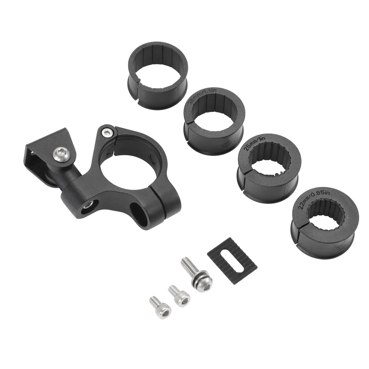 Motorcycle Universal Spotlight Bracket, 360 Degree Adjustment Tube Clamp Mounting Bracket Fit 0.87"-1.26" Atv Utv Roll Bar | 2 Pcs 1
