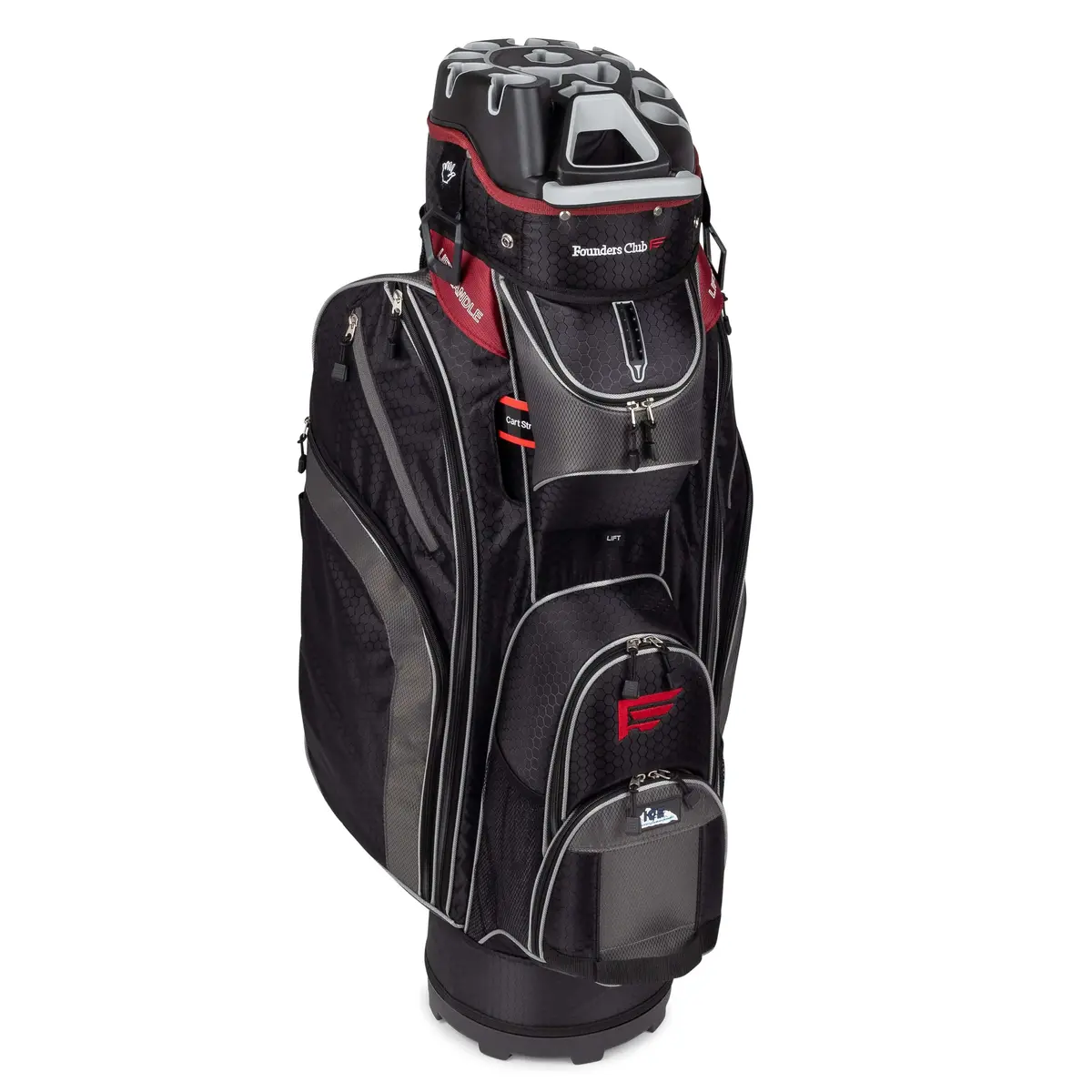 Founders Club 3Rd Gen Premium Organizer 14 Way Golf Cart Bag - Charcoal 1