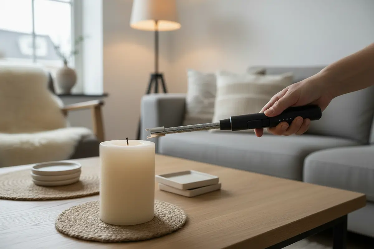 Cookinglife Elektrische Aansteker - Buigbare Aansteker - Usb Oplaadbaar - Zwart/Wit 2