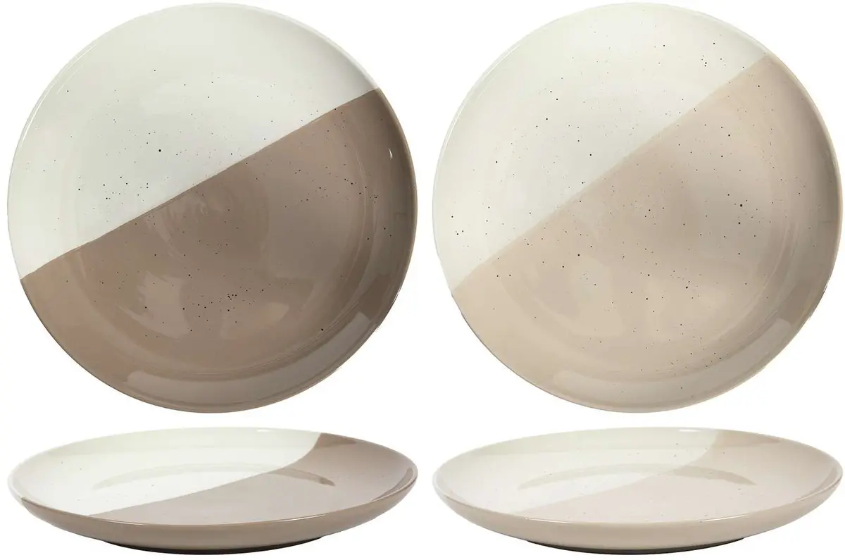 Cookinglife Ontbijtborden / Dessertborden Leem Ø 18.5 Cm - 6 Stuks 1