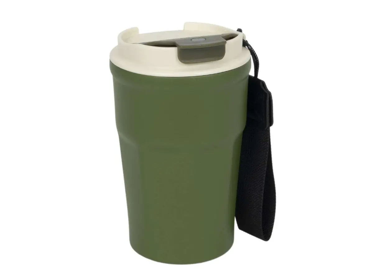 Cookinglife Thermosbeker - Koffiebeker To Go - Groen 360 Ml 1