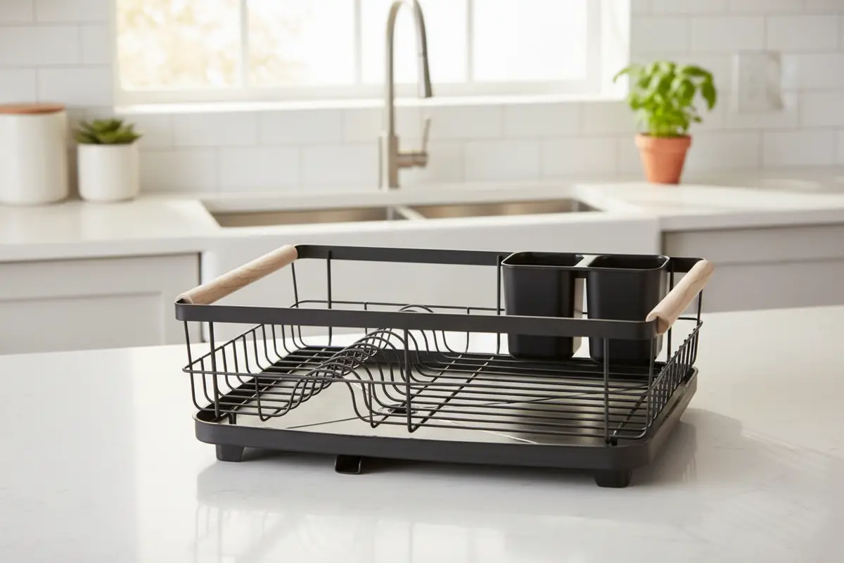 Cookinglife Afdruiprek Met Lekbak - Metaal - 42 X 30 X 4 Cm 2