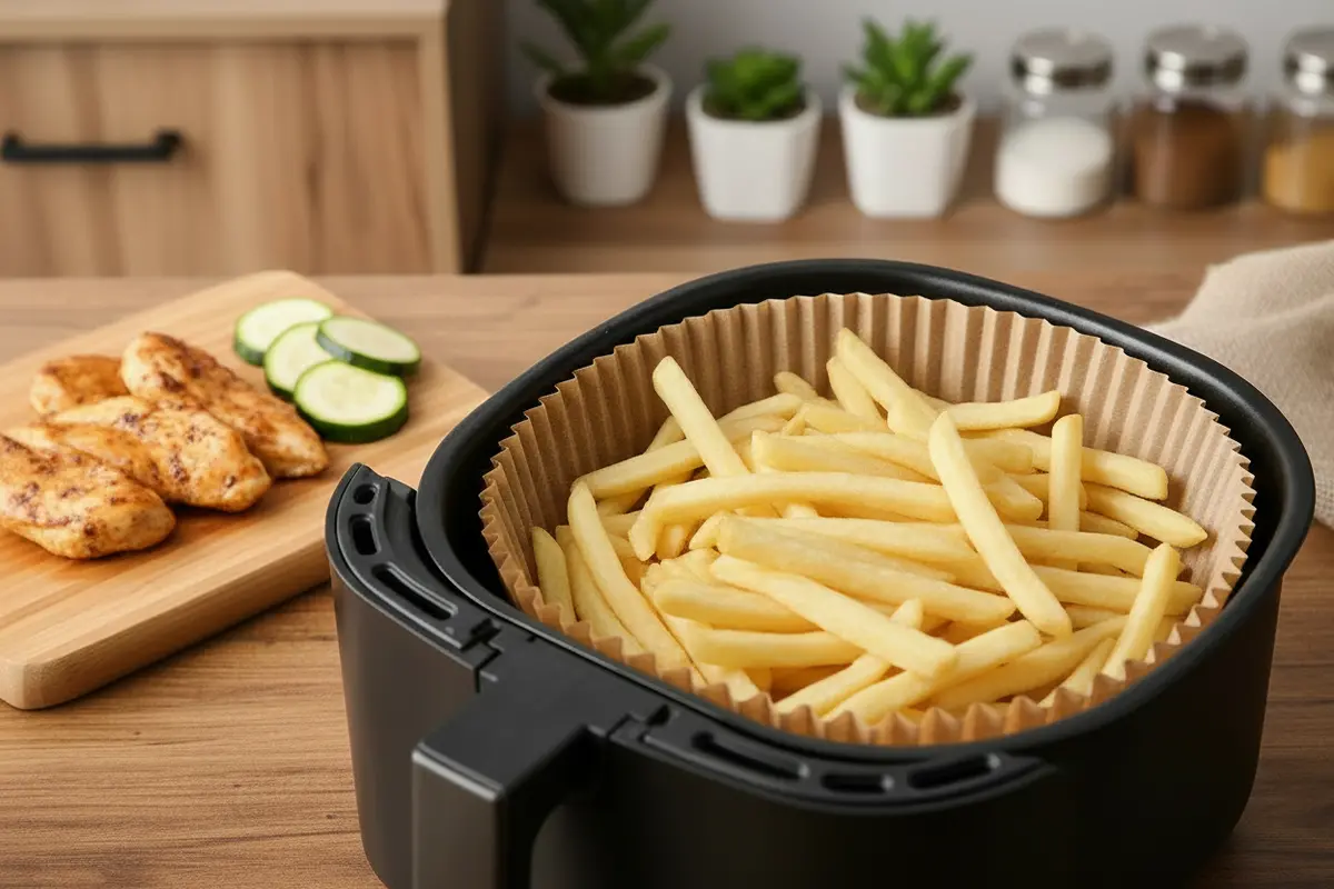 Cookinglife Airfryer Bakpapier Rond Ø 20 Cm - 50 Stuks Perforaties Voor Luchtcirculatie 2