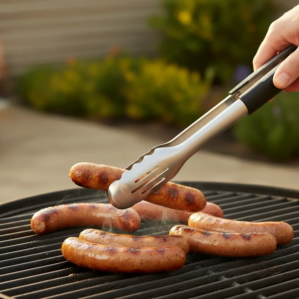 Cookinglife Bbq Tang Fire & Flavour Rvs 42 Cm - Grilltang Zwart/Grijs 2