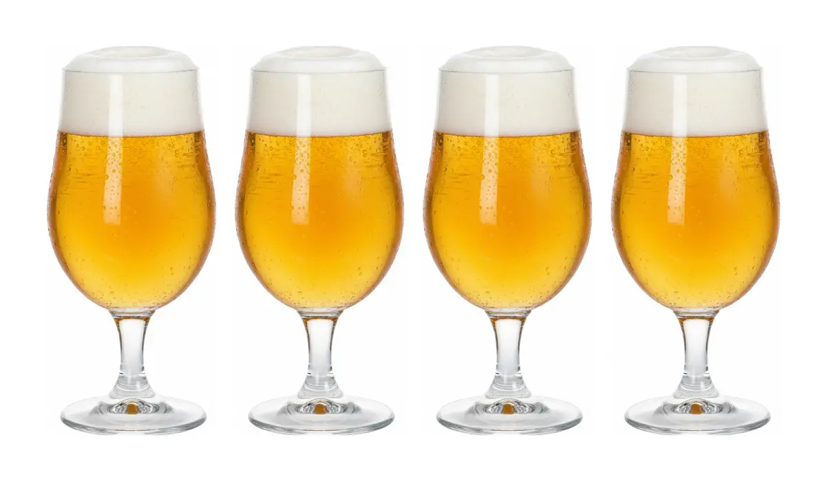 Cookinglife Bierglazen Op Voet 370 Ml -4 Stuks 1