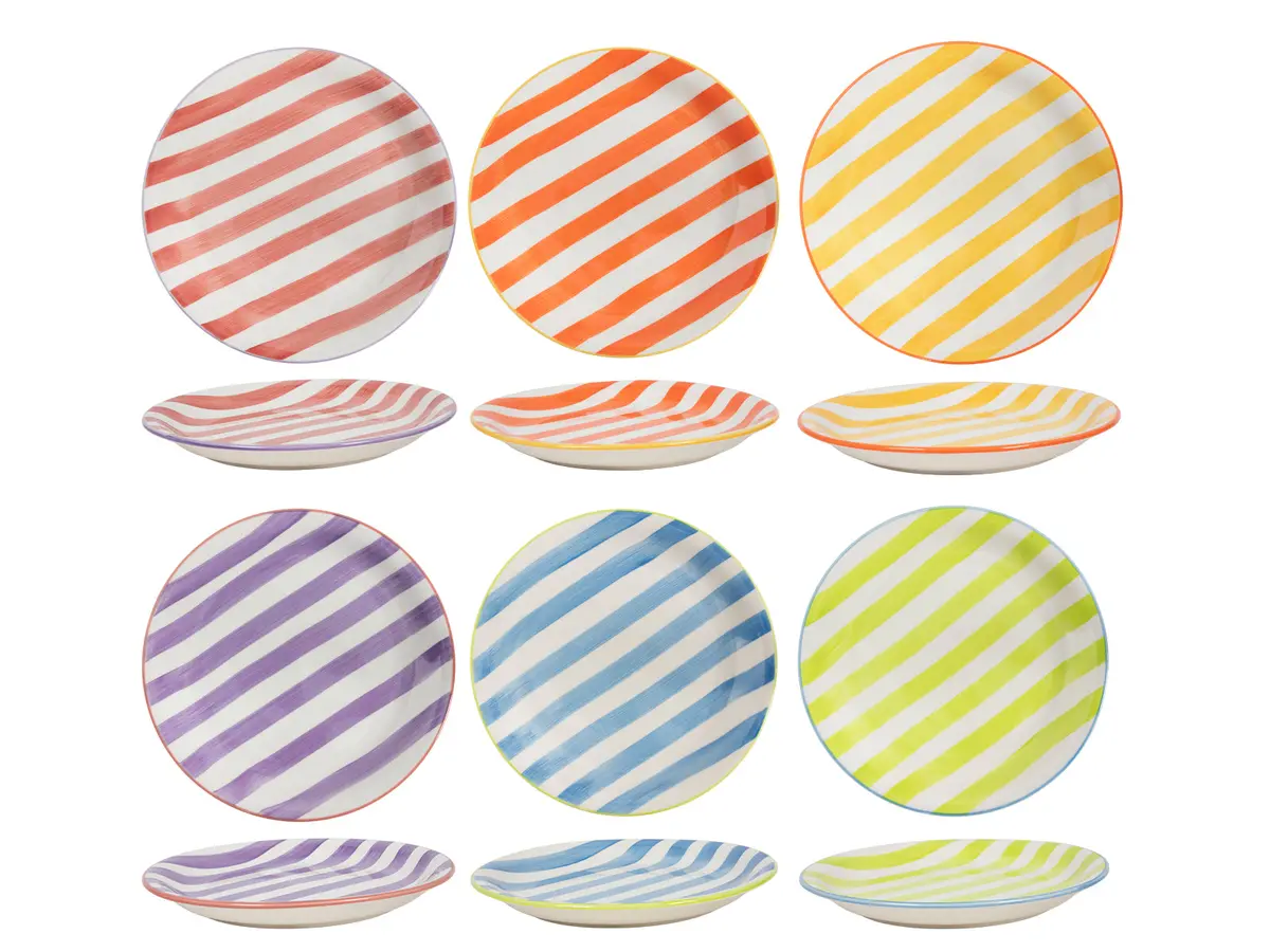 Cookinglife Dinerborden Summer Vibes Ø 26.5 Cm - 6 Stuks 1
