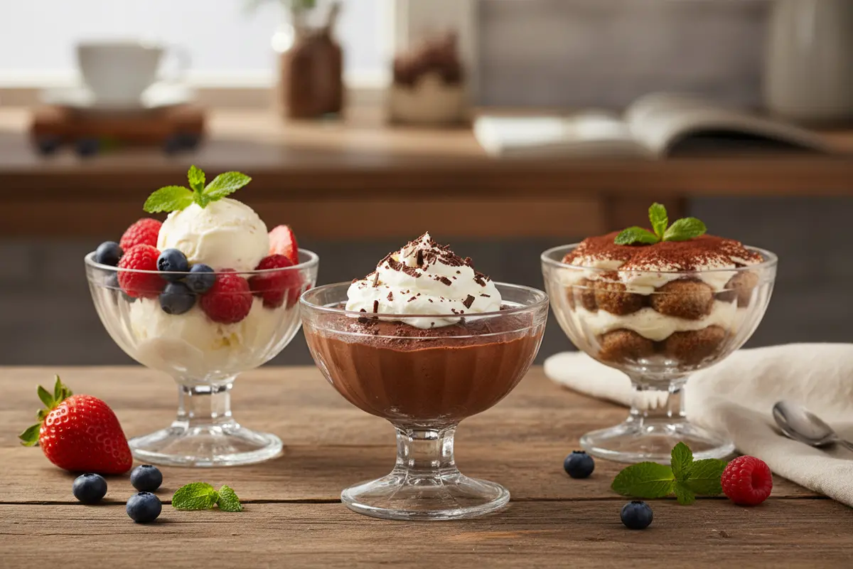 Cookinglife Ijscoupes Glas 200 Ml - 3 Stuks - Ideaal Voor Ijs En Desserts 2