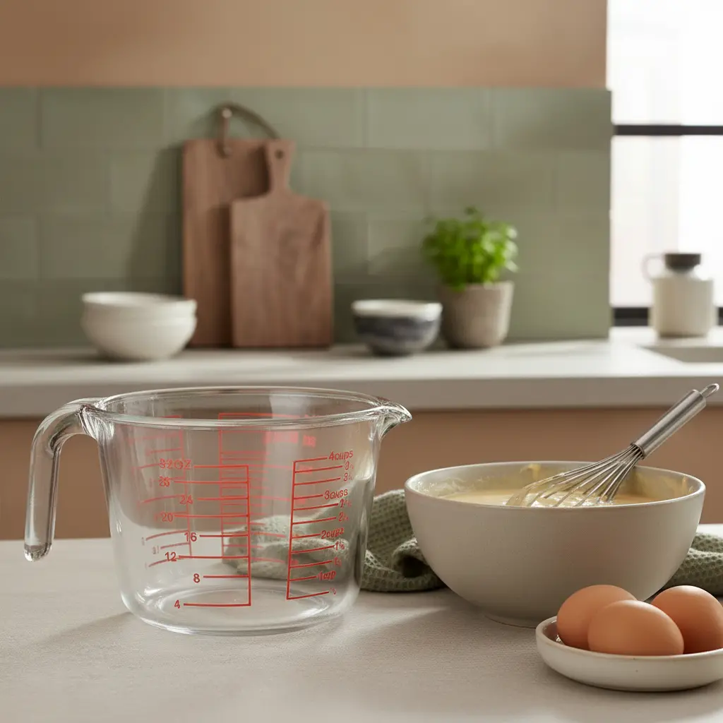 Cookinglife Maatbeker Borosilicaat Glas 1 Liter - Afmeten Vloeistoffen En Ingrediënten 2