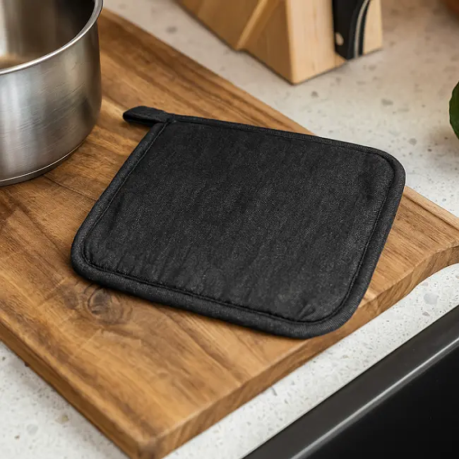 Cookinglife Pannenlap Jeans Grijs 20 X 20 Cm 2