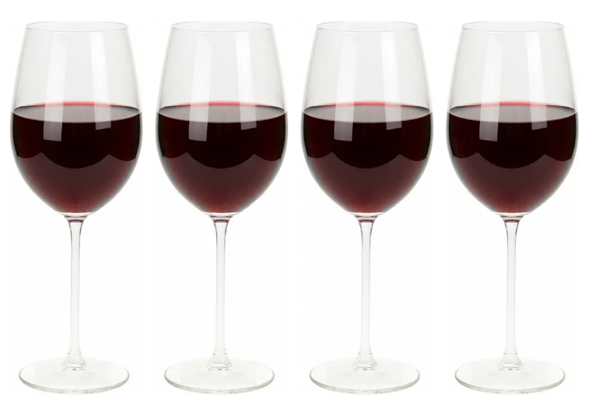 Cookinglife Rode Wijnglazen Solare 540 Ml - 4 Stuks 1