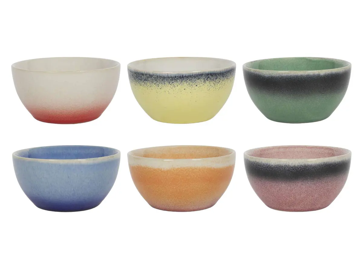 Studio Tavola Kleine Kommen Fire Ø 10 Cm - 6 Stuks 1
