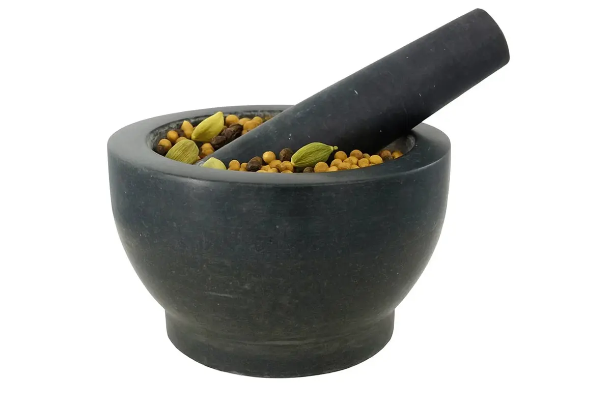 Cookinglife Vijzel Graniet - Zwart Ø 18 Cm 1