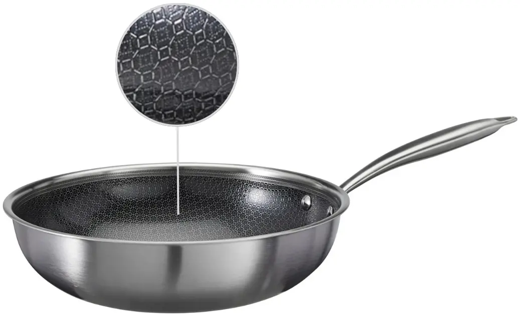 Cookinglife Wokpan Hexacook - Hybride Pan Ø 28 Cm - Non Stick - Geschikt Voor Alle Warmtebronnen - Keramische Anti-Aanbaklaag 1