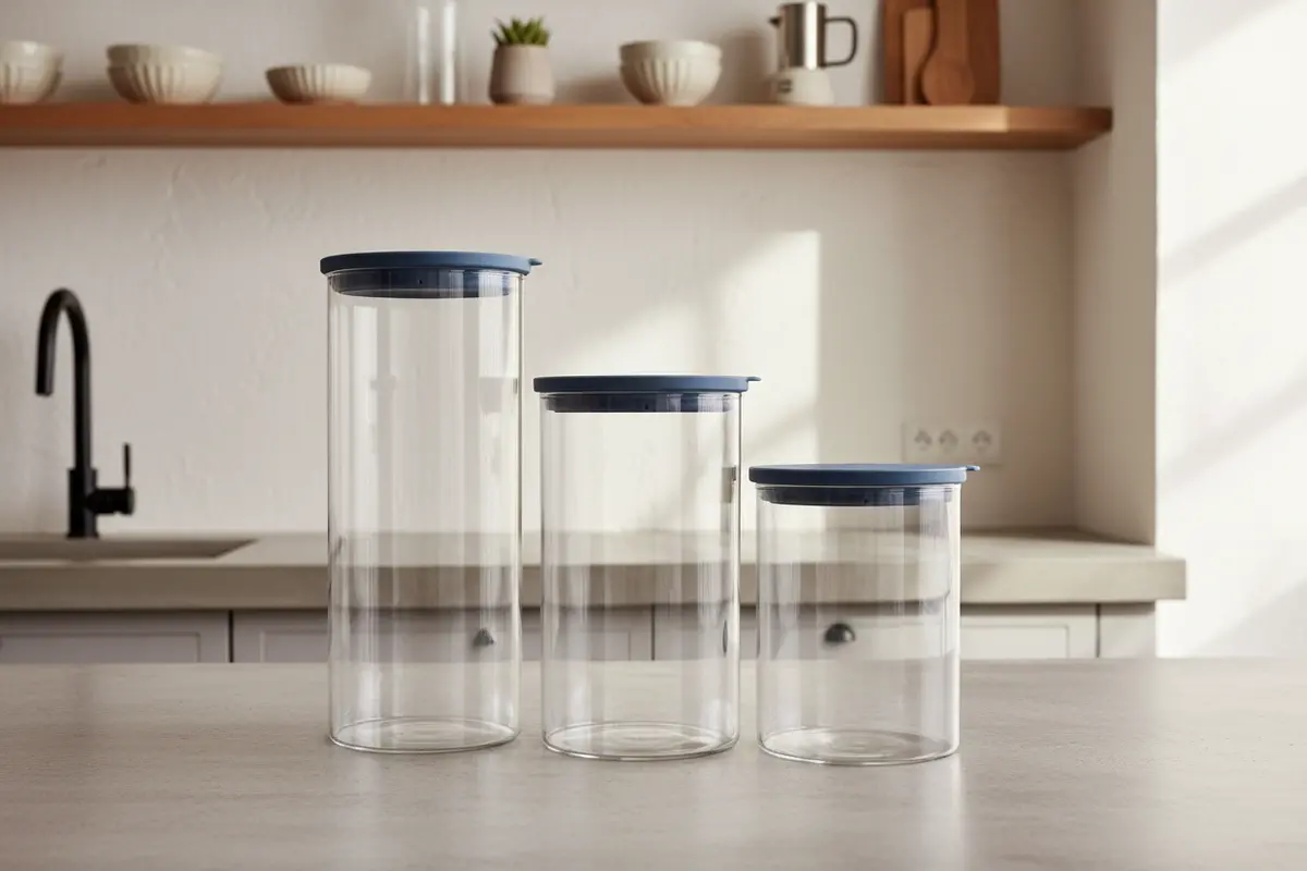 Cookinglife Voorraadpot - Glas - Ø 13 Cm / 2.5 Liter 2