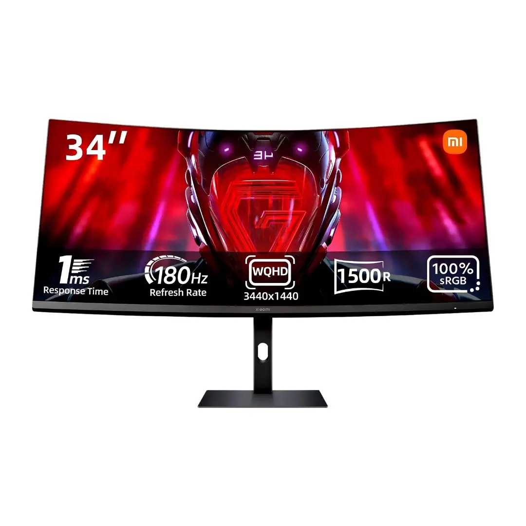 Xiaomi G34wqi 2K (3440 X 1440) 180Hz 1Ms Va Curved 1