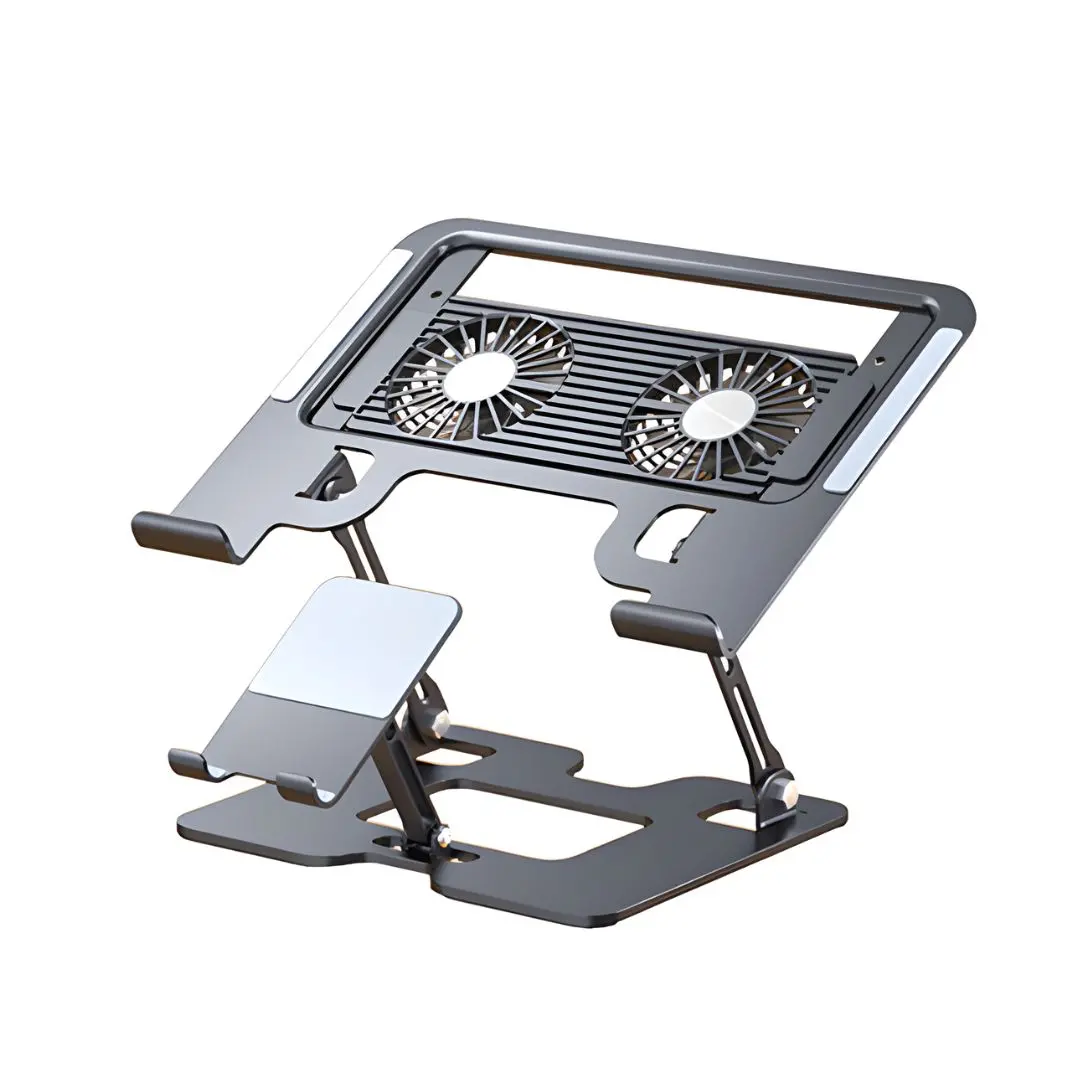Raptor Laptop Cooling Pad 3-In-1 With Phone Holder 1