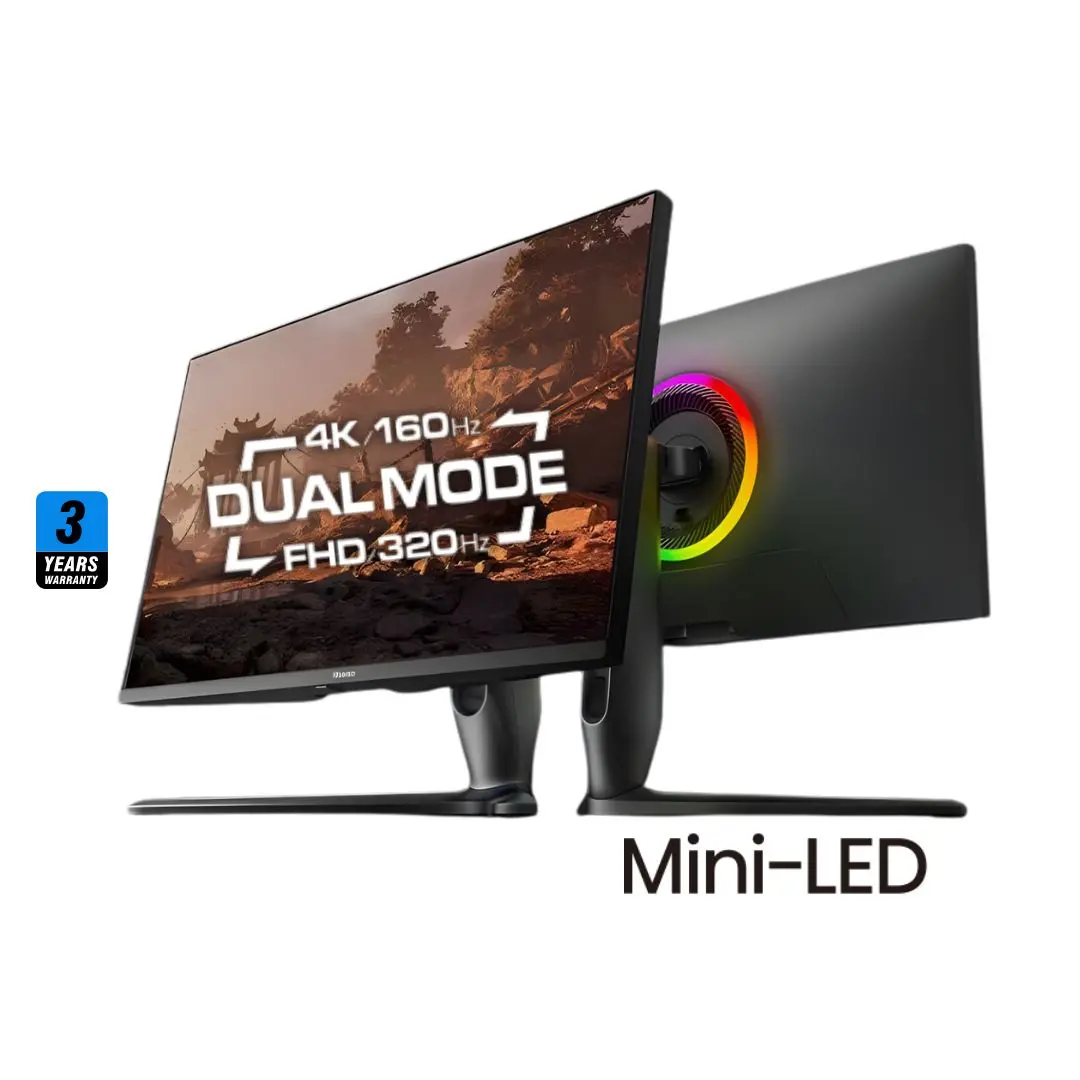 Hisense 27G7q-Pro 27 Dual Refresh Rate 4K (3840X2160) (160Hz 4K - 320Hz Fhd) 1Ms Ips Mini-Led Flat 1