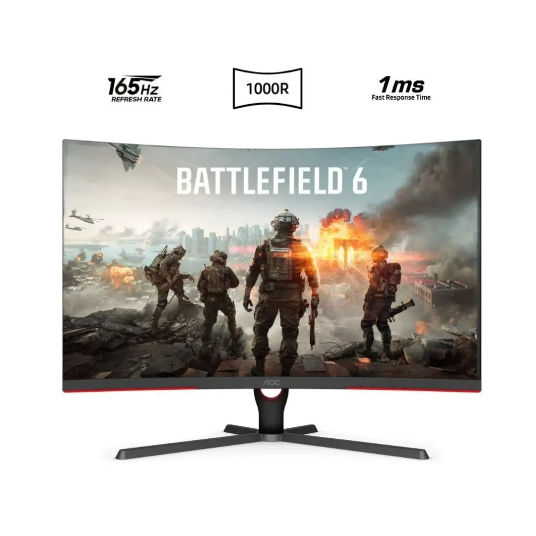 Aoc C32g3e 32 , Fhd (1920X1080) 165Hz 1Ms Va , Curved , Monitor 1