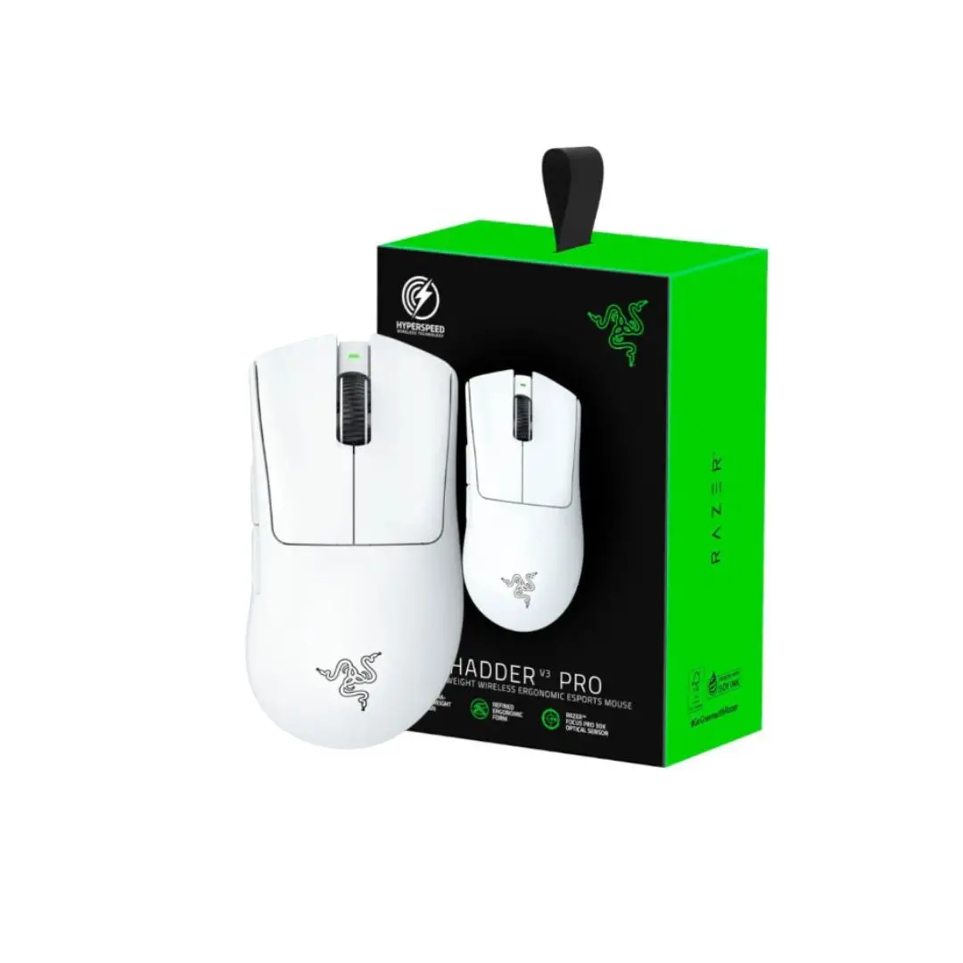 Razer Deathadder V3 Pro Gaming Mouse - White 1