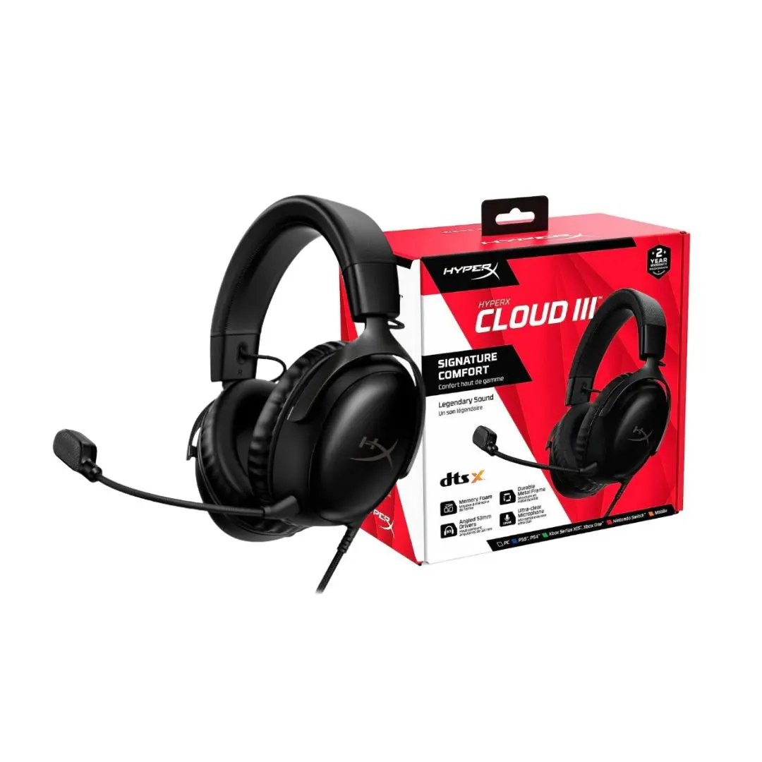 Hyperx Cloud Iii Wired Gaming Headset - Black 1