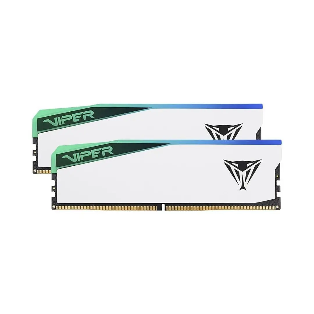 Viper Elite 5 Ddr5 Ram 32Gb (2X16gb) 6000Mhz Rgb Cl36 - White 1