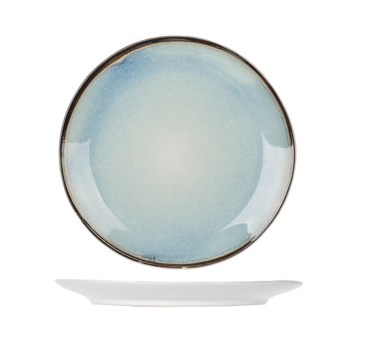 Cosy & Trendy Ontbijtborden / Dessertborden Fez Blauw Ø 23 Cm - 4 Stuks 1