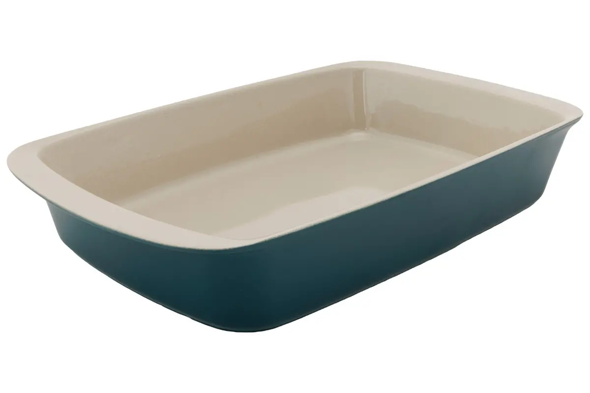 Cosy & Trendy Ovenschaal Aardewerk Fontestic Green Heron - 34 X 21 X 5.5 Cm / 2.3 Liter 1
