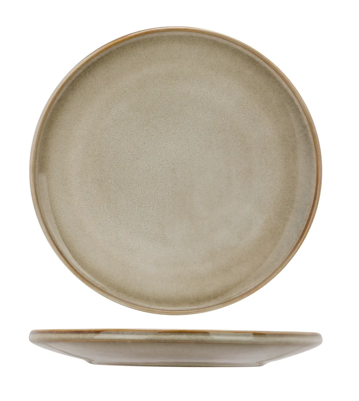 Cosy & Trendy Dessertbord / Ontbijtbord Conico Sand Ø 22.5 Cm 1