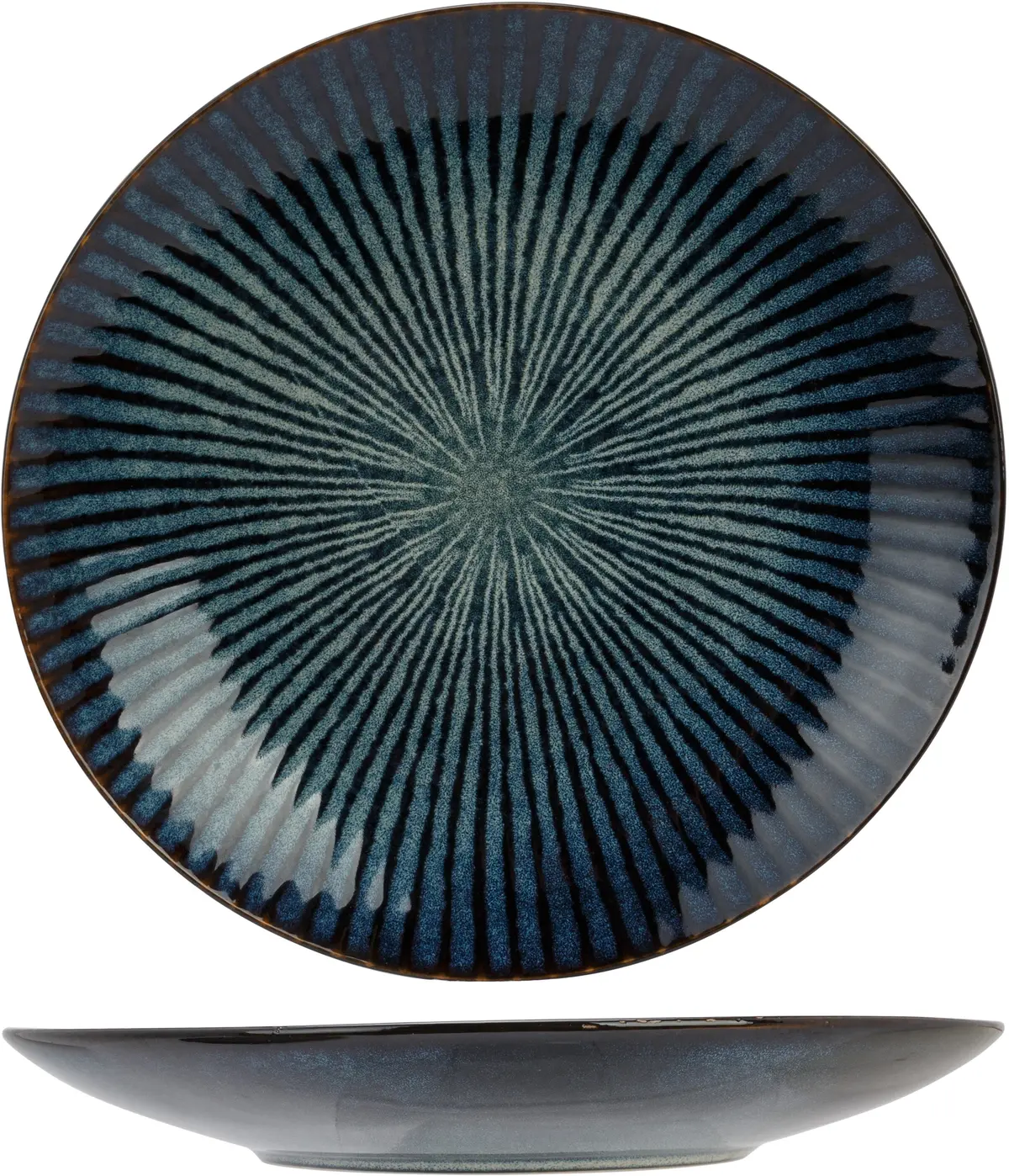 Cosy & Trendy Dinerborden Atlantis Stripe Ø 27.5 Cm - 4 Stuks 1