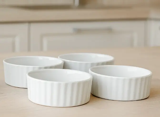 Cosy & Trendy Ramekins / Soufflébakje / Creme Brulee Schaaltjes - Ø 12 Cm - 4 Stuks 2