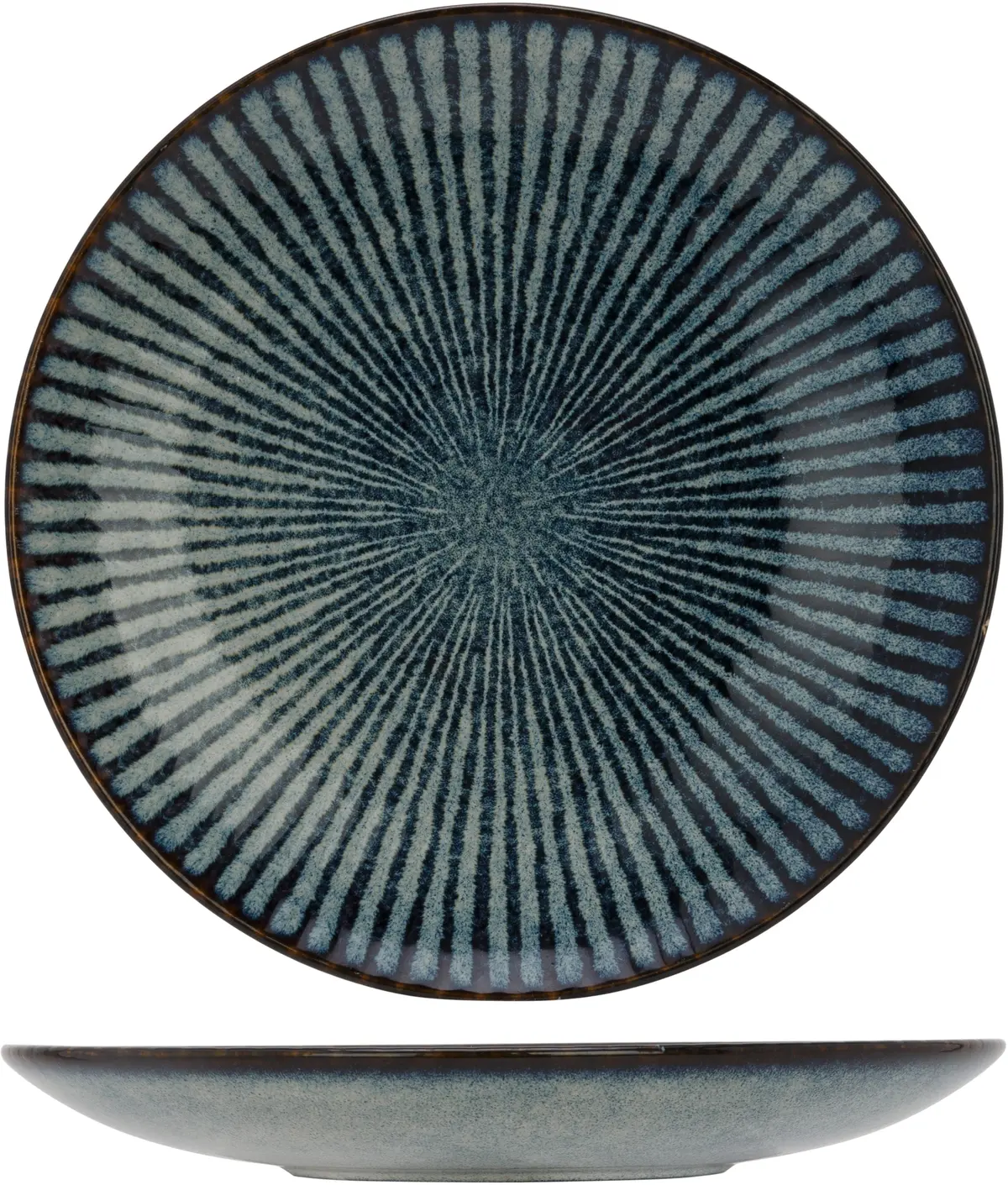Cosy & Trendy Ontbijtborden / Dessertborden Atlantis Stripe Ø 21.5 Cm - 4 Stuks 1