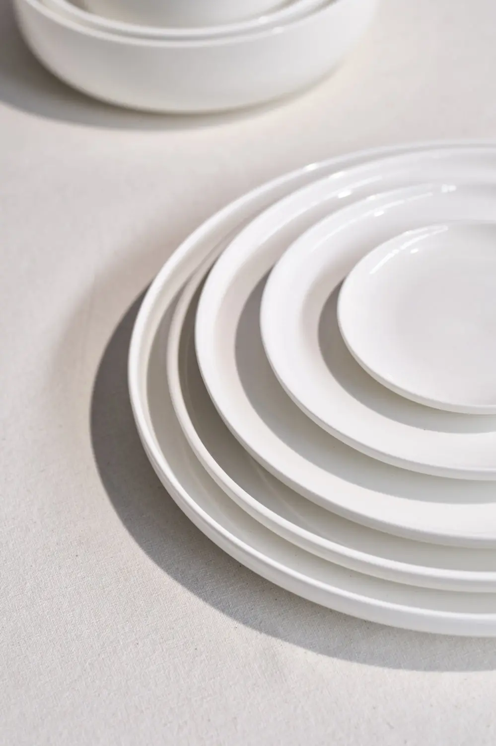 Cosy & Trendy Dinerborden Moon White Ø 28 Cm - 4 Stuks 2
