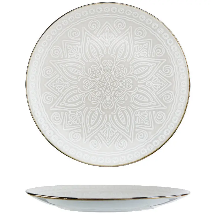 Cosy & Trendy Dinerborden Murano Beige Ø 27.5 Cm - 6 Stuks 1