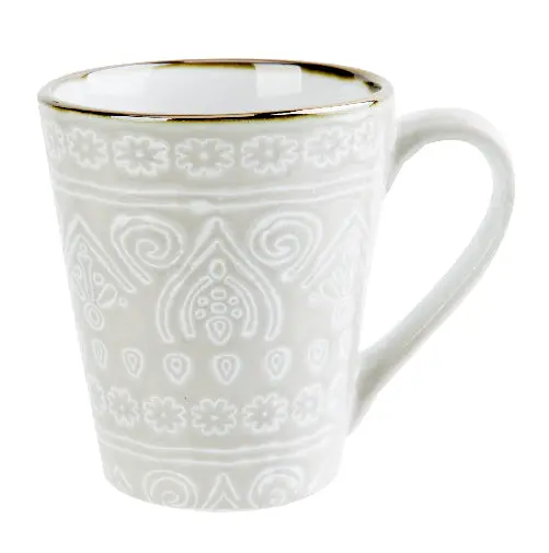 Cosy & Trendy Koffiemokken Murano Beige 340 Ml - 6 Stuks 1