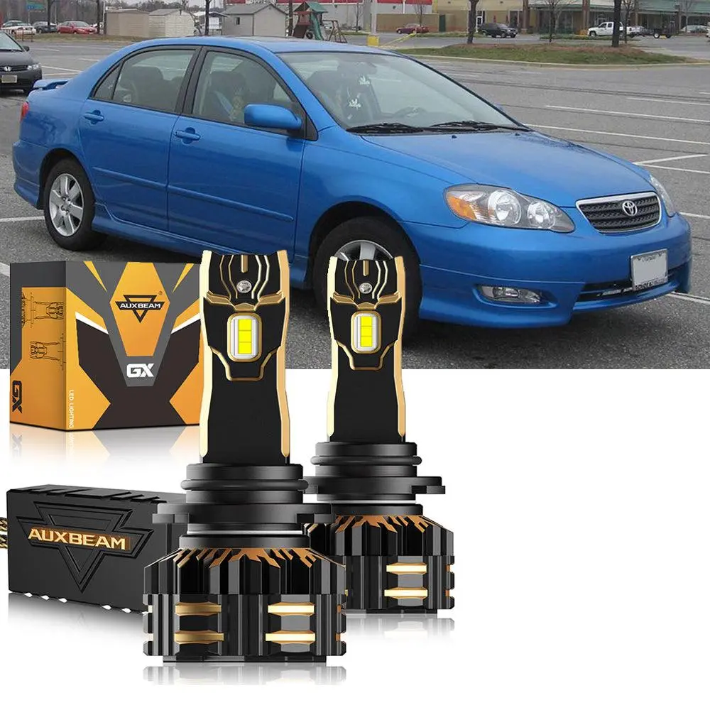 For 2005-2008 Toyota Corolla 9005 9006 Led Headlight Bulbs Bundle 13