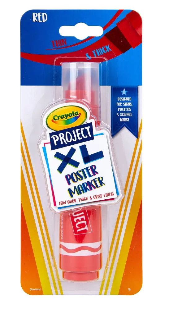 Crayola Project Xl Poster Marker- Red 1