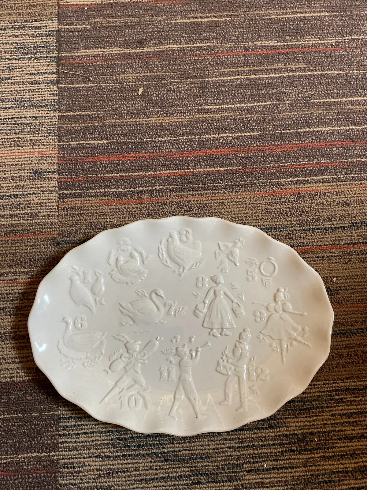 National Brand Christmas Serving Plate 1