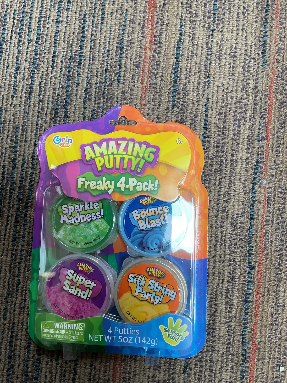 Grin Studios Amazing Putty Freaky 4-Pack Sensory Fun 1
