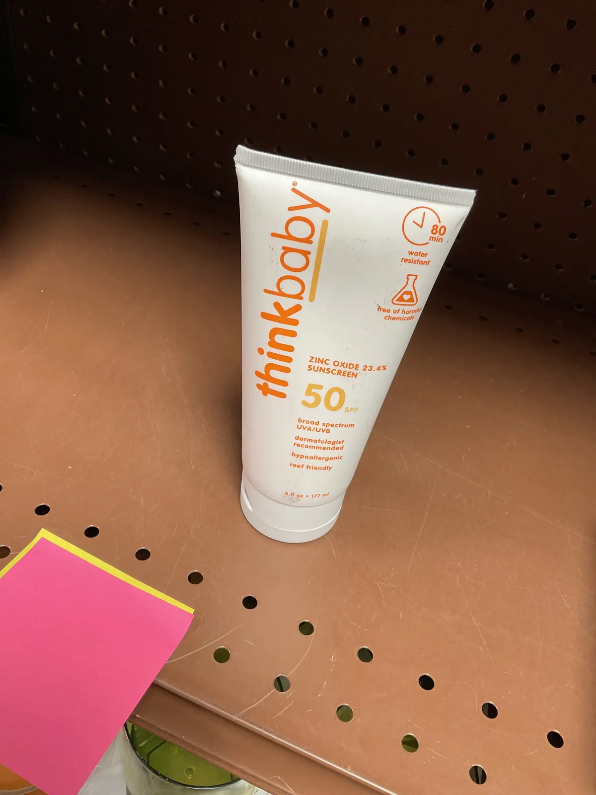 Thinkbaby Mineral Sunscreen Lotion Spf 50 - 6 Fl Oz 1