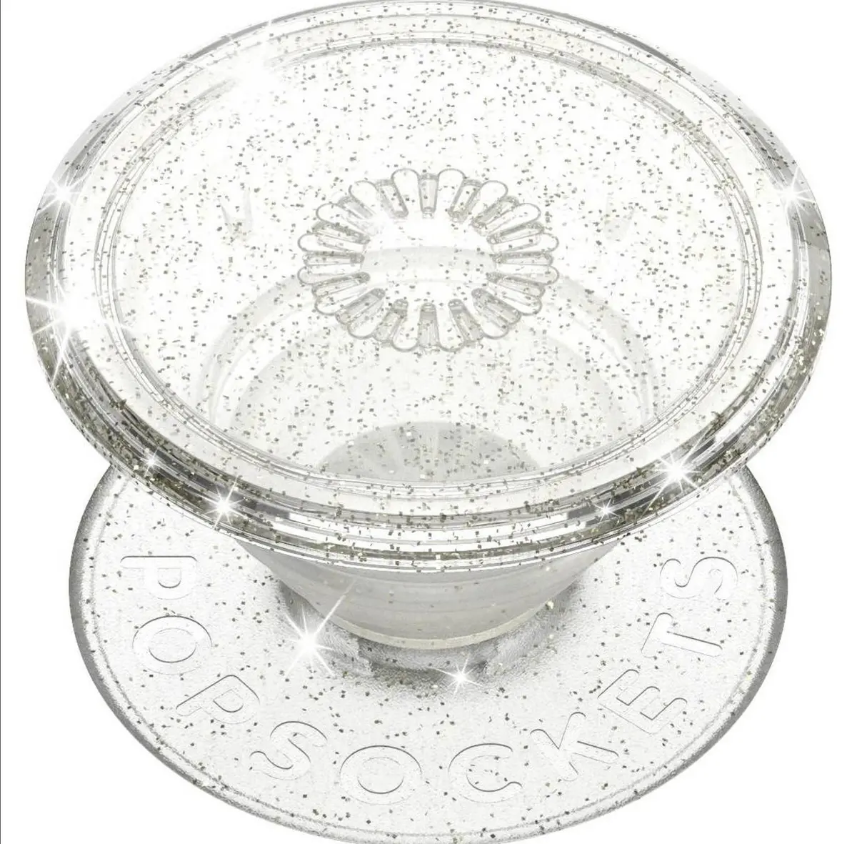 Popsockets Popgrip Cell Phone Grip & Stand - Clear
Glitter Silver 1