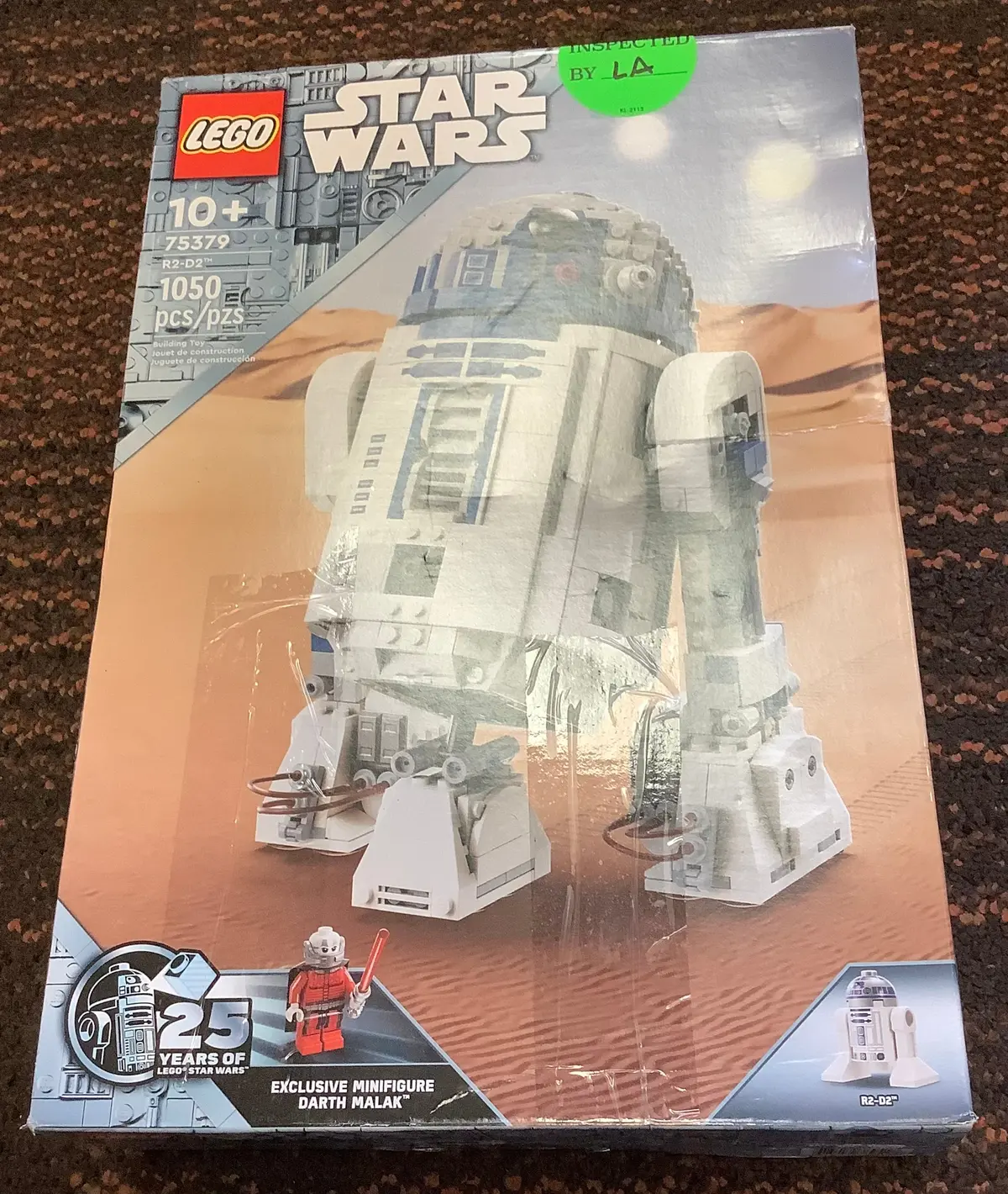 Broken Seal - Lego Star Wars R2-D2 Buildable Toy
Droid For Display And Play 75379, Damaged Box, As Is 1