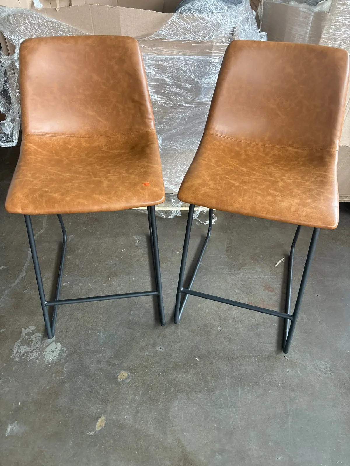 Brown Barstools (Set Of 2) 1