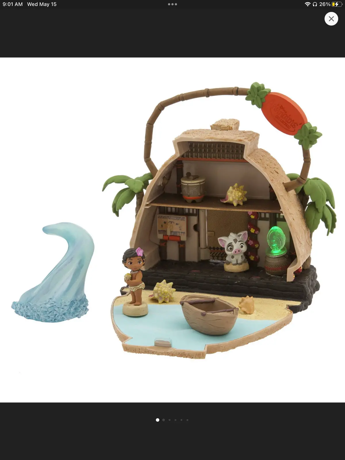 Disney Animators Collection Little Moana Motunui Island Play Set 1