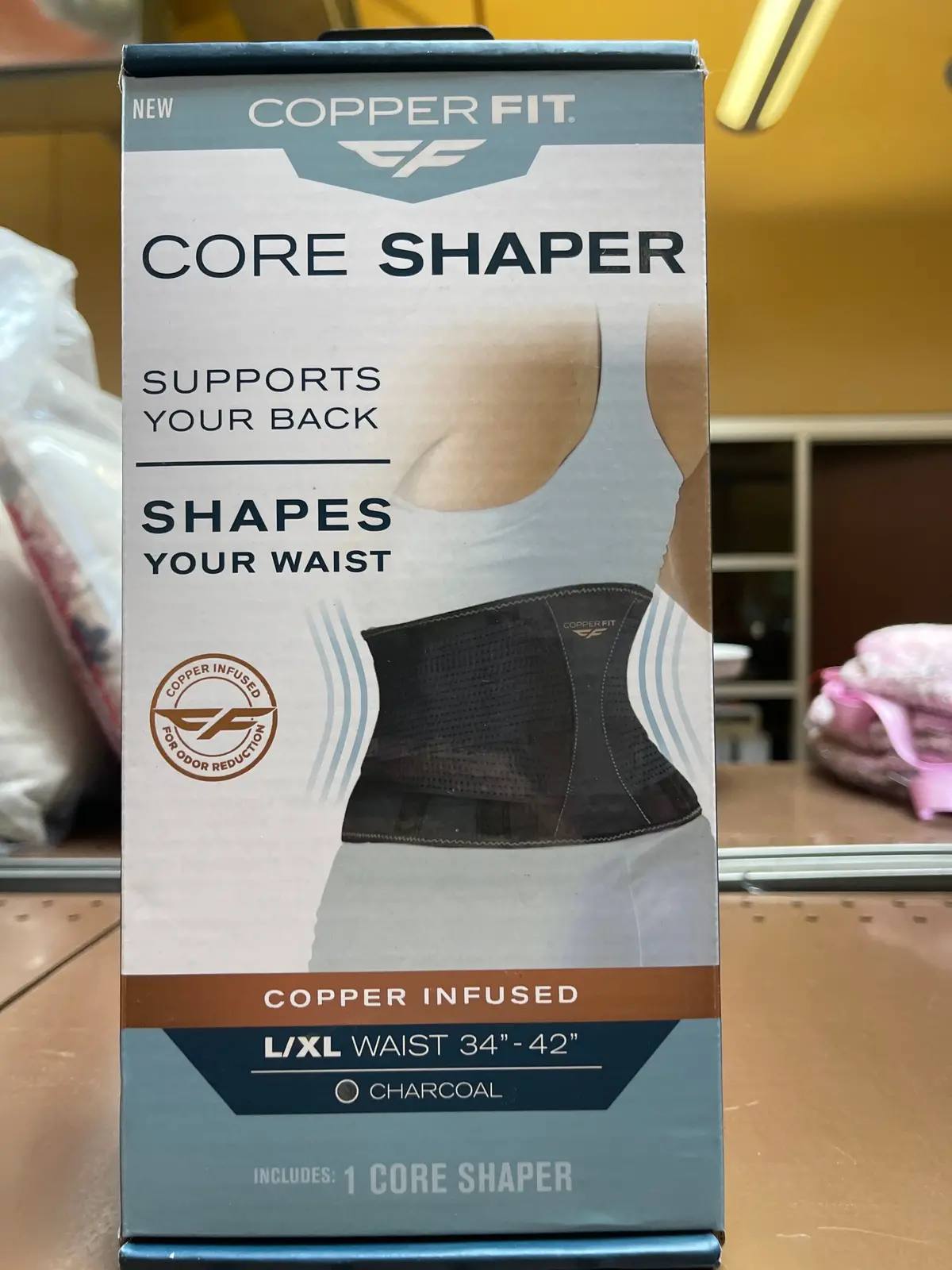 Copper Fit Core Shaper Waist Trimmer - Charcoal L/Xl 1