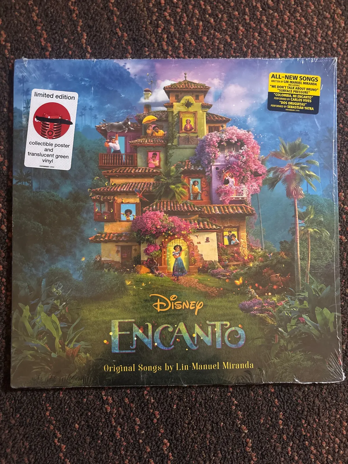 Encanto Soundtrack Exclusive Translucent Green Color Vinyl 1