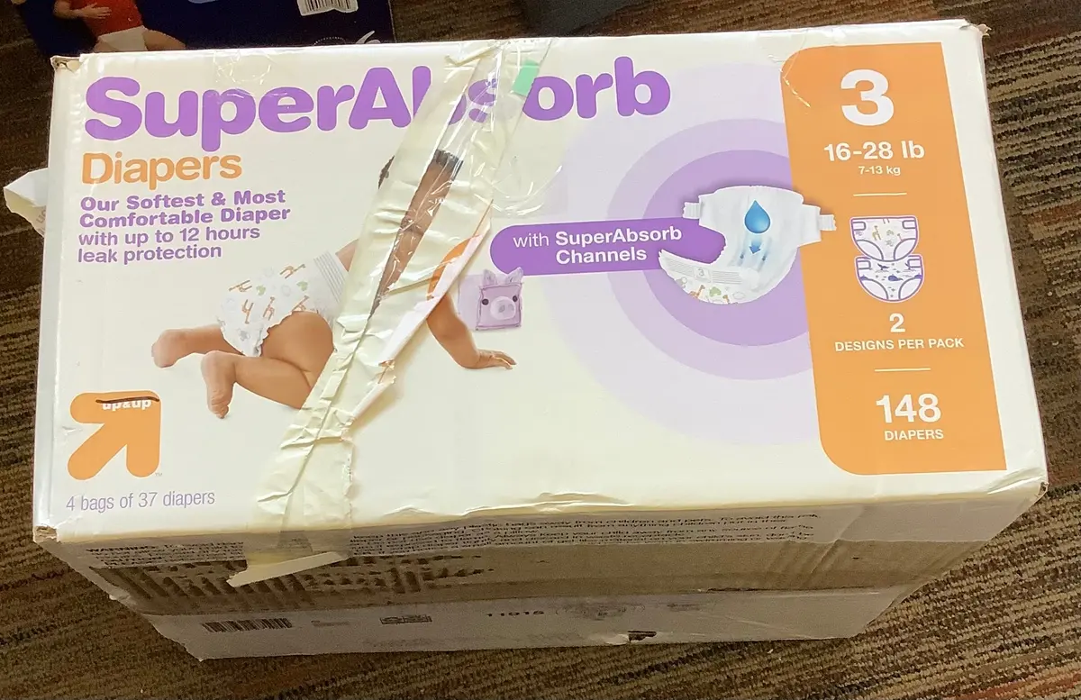 Disposable Diapers Giant Pack - Size 3 - 148Ct 1