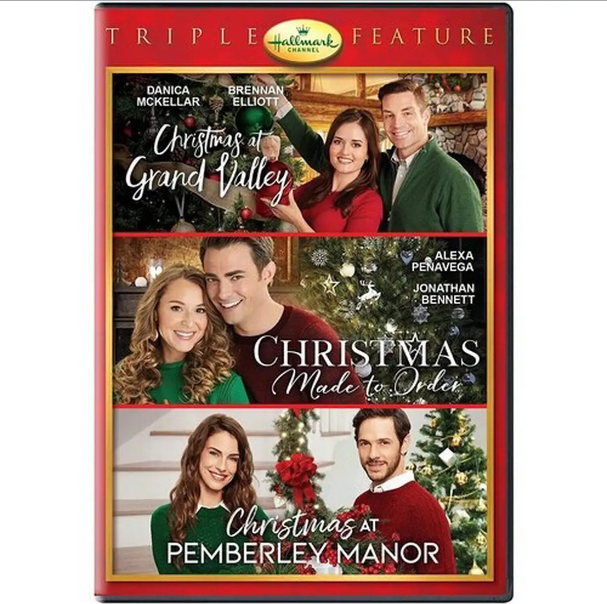 Hallmark Holiday Collection Triple Feature: Christmas At Grandvalley/ Christmas Made To Order/ Christmas At Pemberley Manor (Dvd) 1