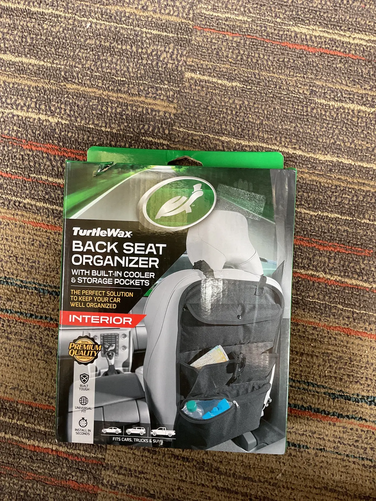 Turtle Wax Back Seat Organizer With Cooler 1