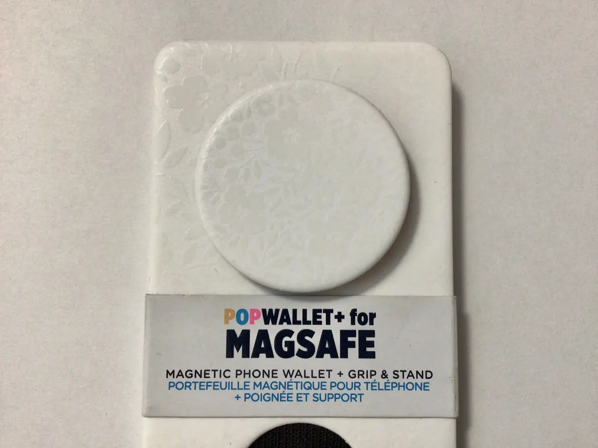 Phone Wallet + Magsafe - Floral/White 1